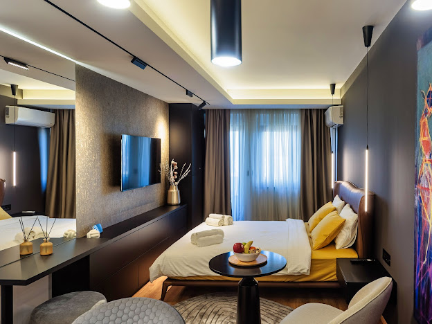 Butterfly Apartman - spavaca soba sa ambijentom